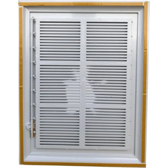 Panjurmatix Beyaz Plastik Menfez Banyo Wc Havalandırma Menfezi 55X55 cm - 4