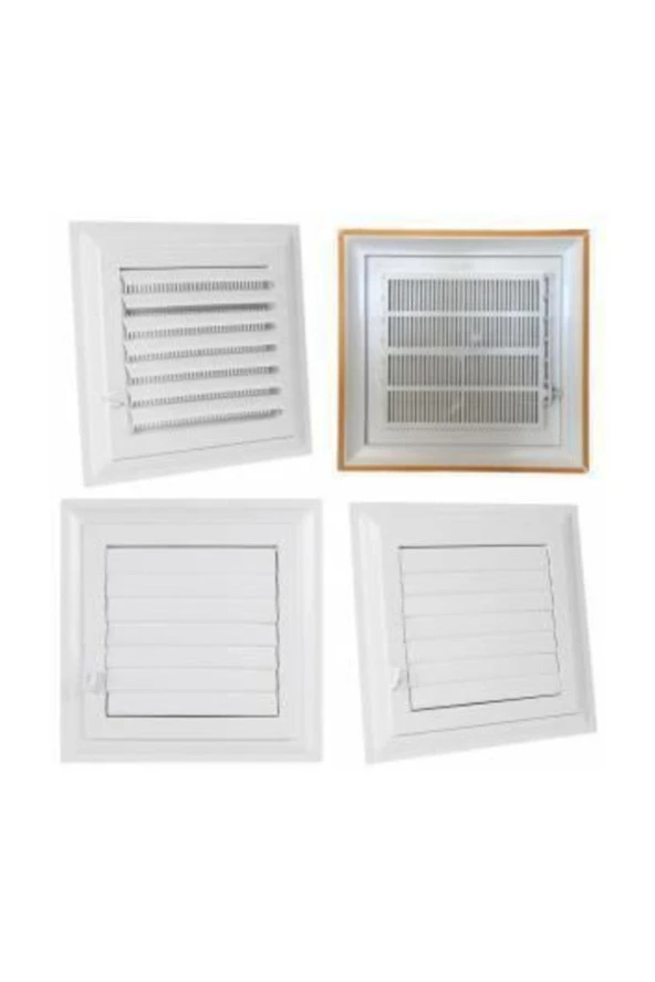 Plastik Menfez Banyo / Wc Havalandırma Menfezi Panjur 65x65 Cm - 2