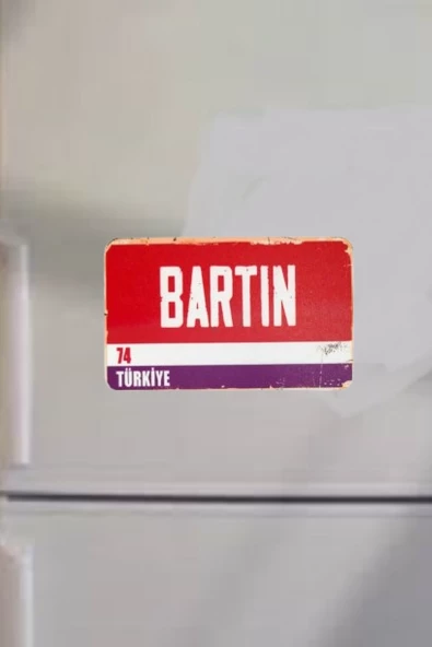 Bartın Şehir Temalı Buzdolabı Magneti - 1