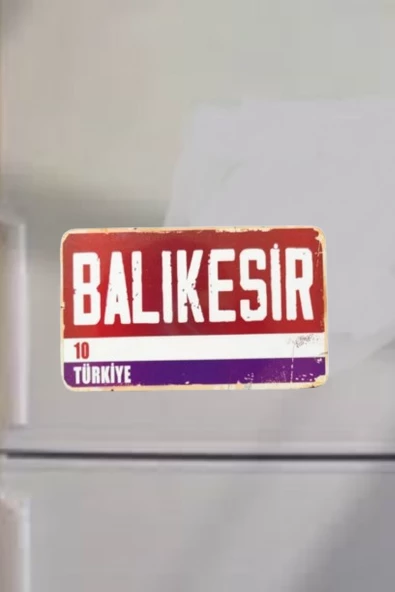 Balıkesir Şehir Temalı Buzdolabı Magneti ürün görseli