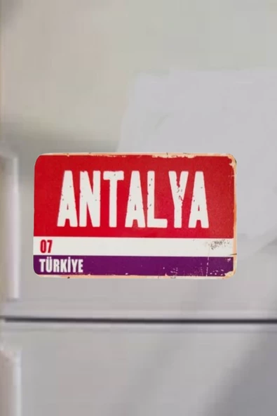 Antalya Şehir Temalı Buzdolabı Magneti - 1
