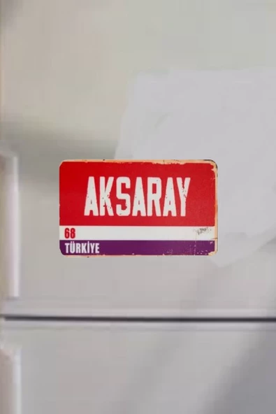Aksaray Şehir Temalı Buzdolabı Magneti ürün görseli