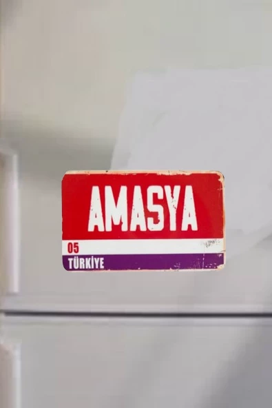 Amasya Şehir Temalı Buzdolabı Magneti - 1