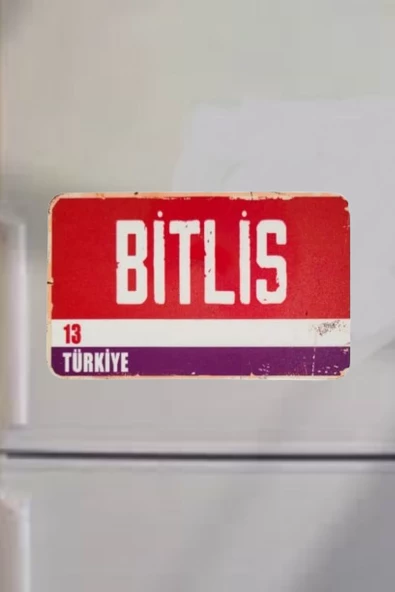 Bitlis Şehir Temalı Buzdolabı Magneti ürün görseli