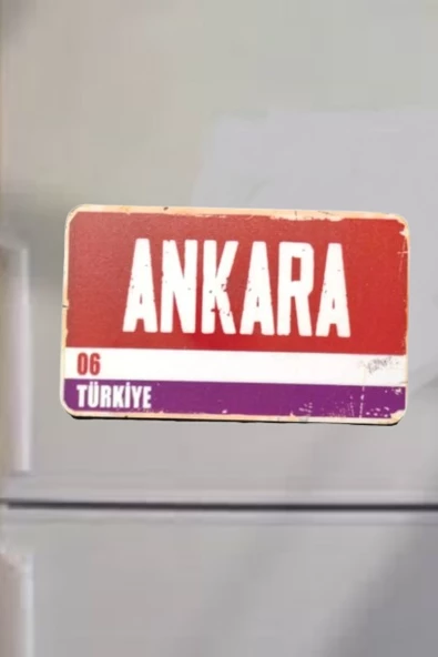 Ankara Şehir Temalı Buzdolabı Magneti