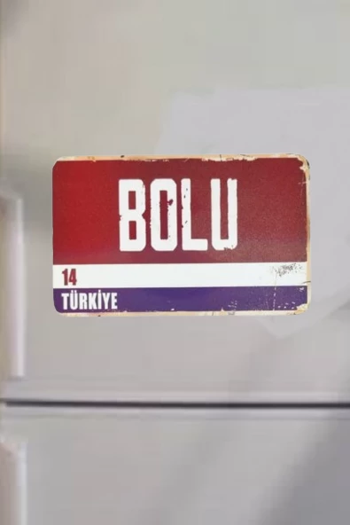 Bolu Şehir Temalı Buzdolabı Magneti