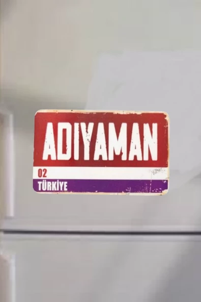 Adıyaman Şehir Temalı Buzdolabı Magneti - 1