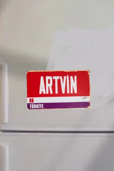 Artvin Şehir Temalı Buzdolabı Magneti - 1