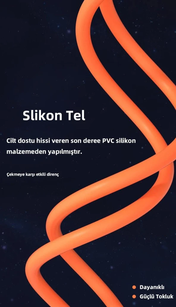 Zhltools 3 in 1 Usb to Type-C - Micro Usb - Lightning 120W Hızlı Şarj Kablosu 1.2 metre Turuncu - 6