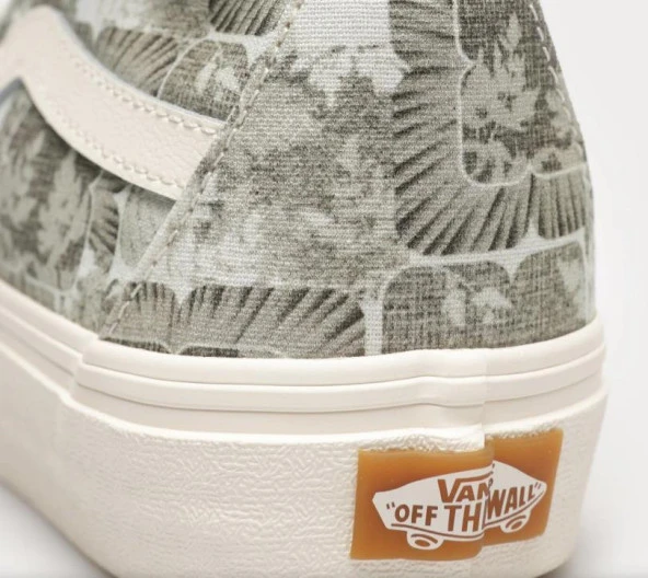 Vans SK8-Hi Tapered VR3 Yeşil Beyaz Günlük Spor Ayakkabısı - Resim 4