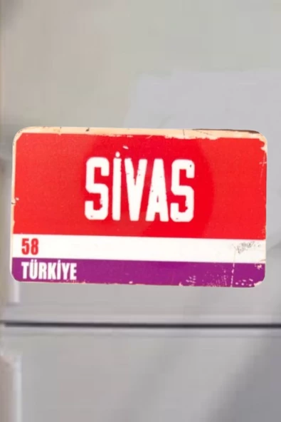 Sivas Şehir Temalı Buzdolabı Magneti - 1