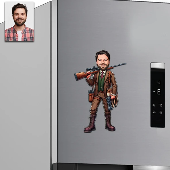 Keskin Nişancı Tasarımlı Buzdolabı Magneti