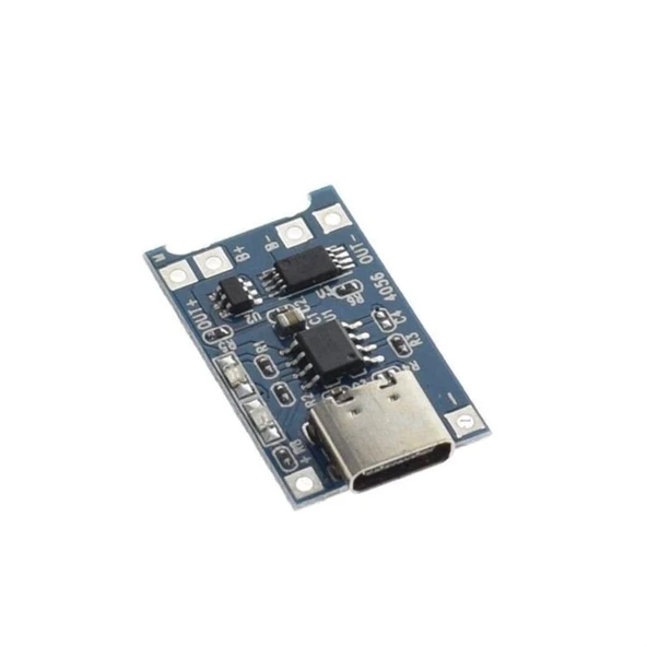 5 Adet TP4056 Type-C 1S 3.7V LiPo, Li-ion
