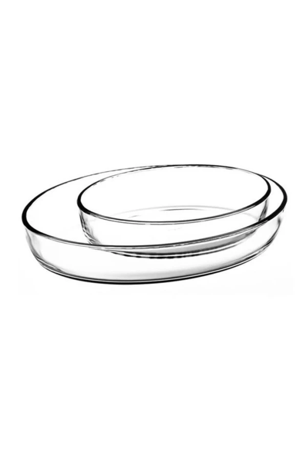 Paşabahçe 159033 Borcam 2lı Oval Fırın Tepsisi - 2