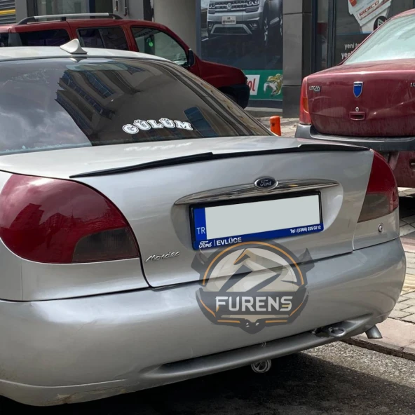 Ford Mondeo mk1 1993-2001 Bagaj Üstü Yarasa Spoiler Bagaj Çıtası Piano Black Spoyler - Resim 2