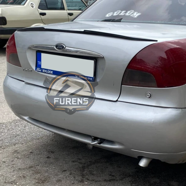 Ford Mondeo mk1 1993-2001 Bagaj Üstü Yarasa Spoiler Bagaj Çıtası Piano Black Spoyler - Resim 3