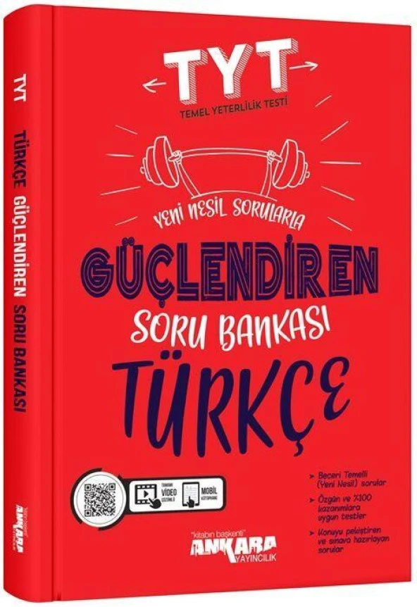 TYT Güçlendiren Türkçe Soru Bankası Ankara Yayıncılık