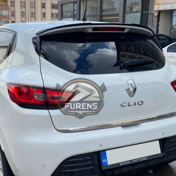 Renault Clio 4 2012-2019 Bagaj Üstü Yarasa Spoiler Bagaj Çıtası Piano Black Spoyler - Resim 4