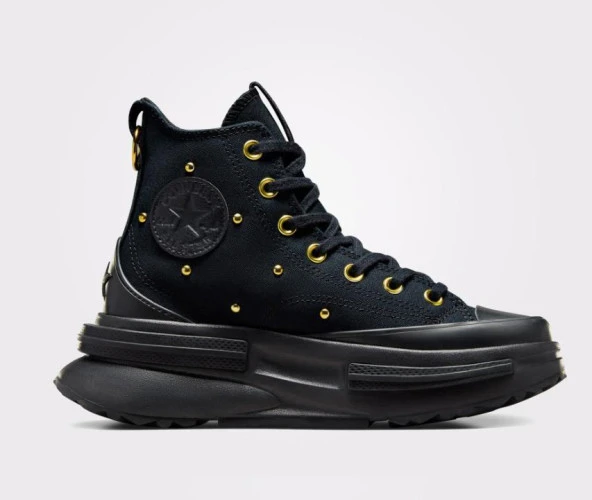 Converse Run Star Legacy Cx Platform Star Studded Kadın Siyah Sneaker