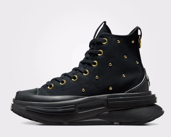 Converse Run Star Legacy Cx Platform Star Studded Kadın Siyah Sneaker - 3