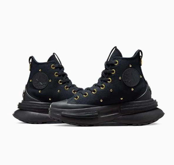 Converse Run Star Legacy Cx Platform Star Studded Kadın Siyah Sneaker - 5