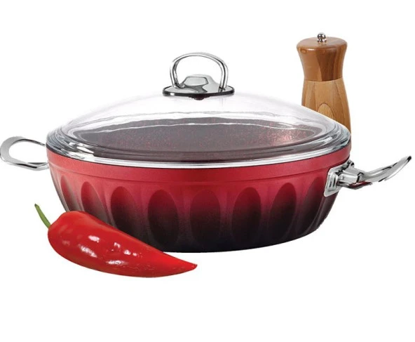 Hascevher Lotus Granit Karnıyarık Tencere 26 cm
