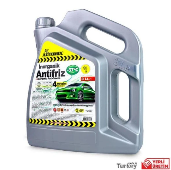 Automix İnorganik Yeşil Antifriz -37° 3lt