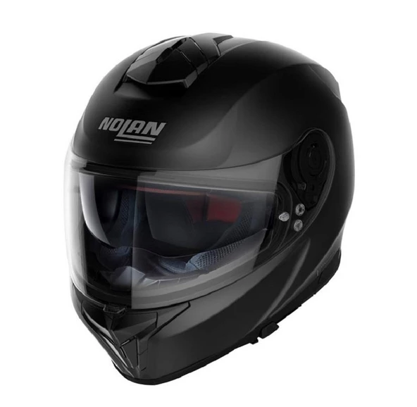 NOLAN N80-8 CLASSIC N-COM 010 MAT SİYAH FULL FACE KASK