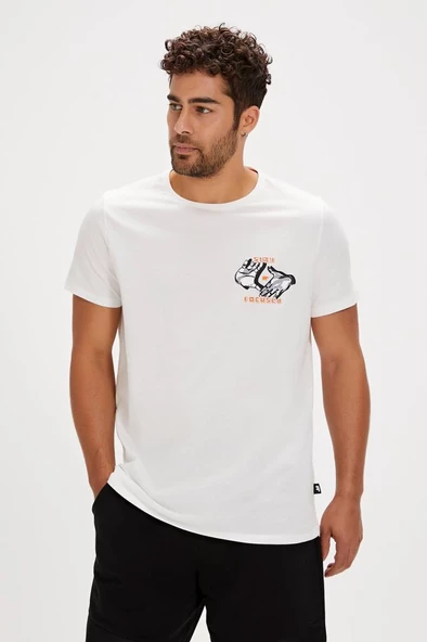 Bad Bear FOCUS T-SHIRT OFF-WHITE Erkek Tişört Beyaz S-XXL - 2