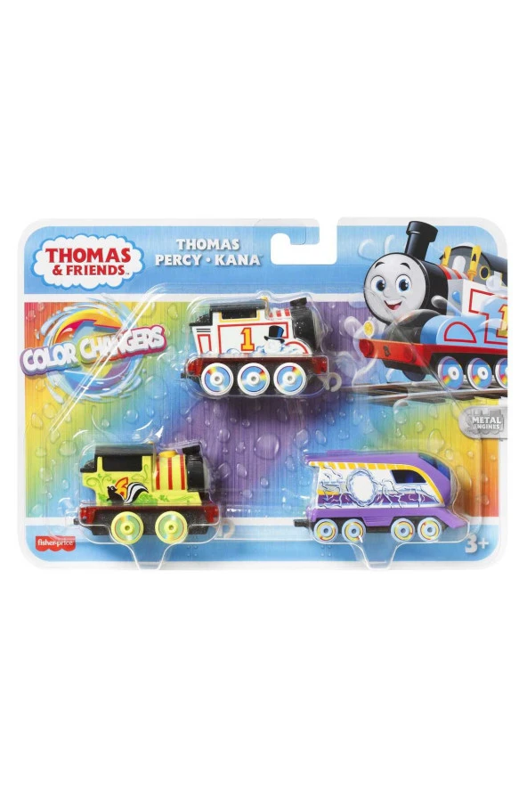 THOMAS ve Arkadaşları - Renk Değiştiren Küçük Trenler 3'lü Paket - Resim 7