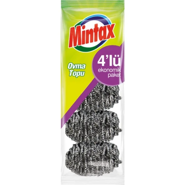 MİNTAX OVMA TOPU 4'LÜ