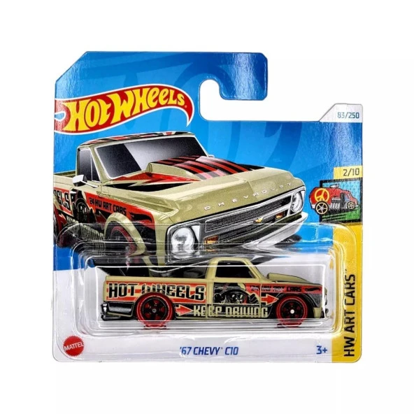Hot Wheels Tekli Arabalar 67 CHEVY C10 HTB72 - 2