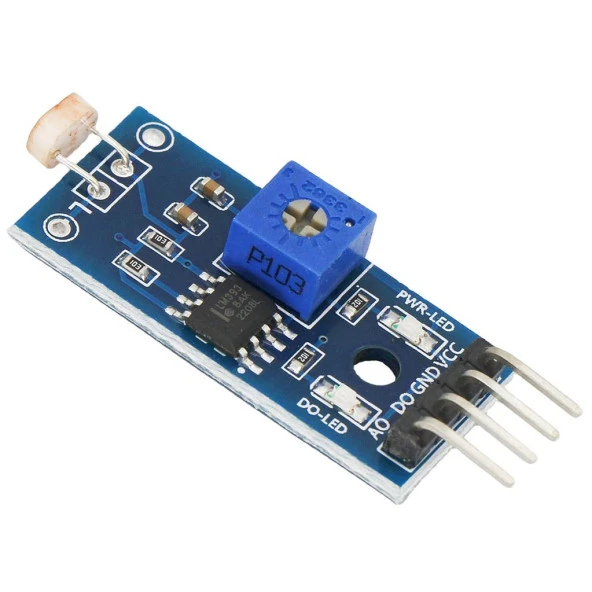 LDR Işık Sensörü Modülü ( 4 Pinli) - LM393 - Arduino Uyumlu