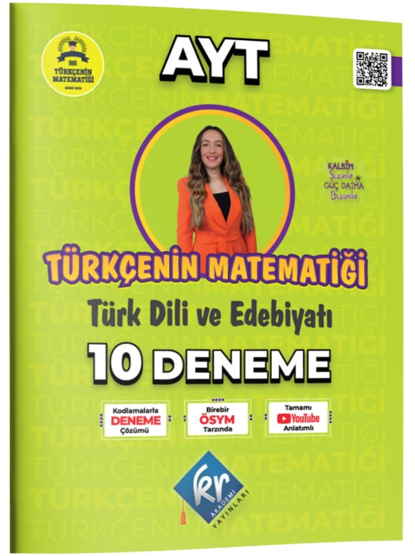 Kr Akademi 2024 Tyt Ayt Gamze Hoca Türkçenin Matematiği Ayt Türk Dili Ve Edebiyatı 10 Deneme