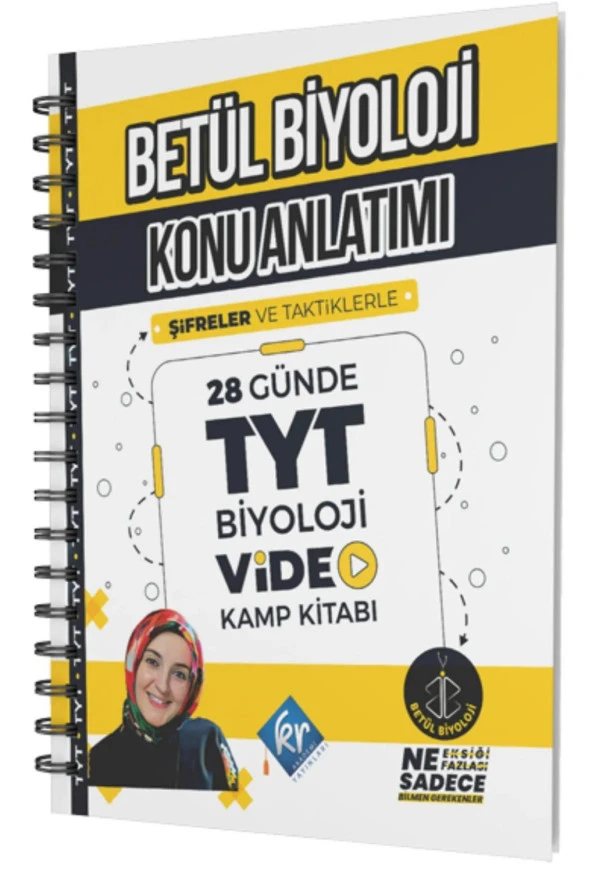 Kr Akademi 2024 Tyt Betül 28 Günde Biyoloji Video Kamp Kitabı