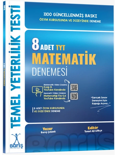 Barış Yayınları 2024 Tyt 8 Li Matematik Denemesi 2024
