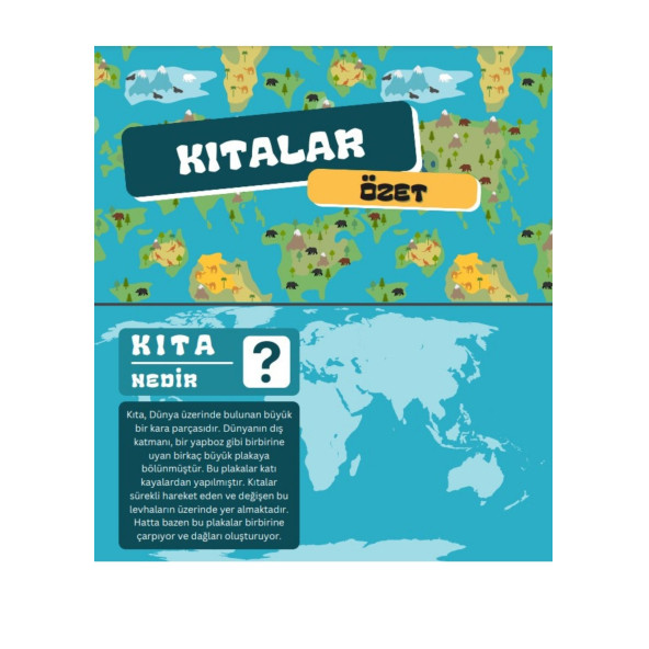 Çocuklar İçin YAZ-SİL ATLAS - Resim 2