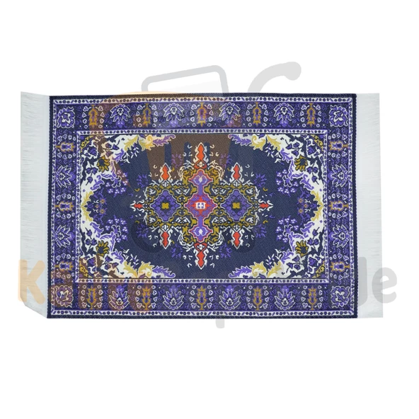 Minyatür Halı Dollhouse Dekorasyonu Mini Taban Halısı - 3