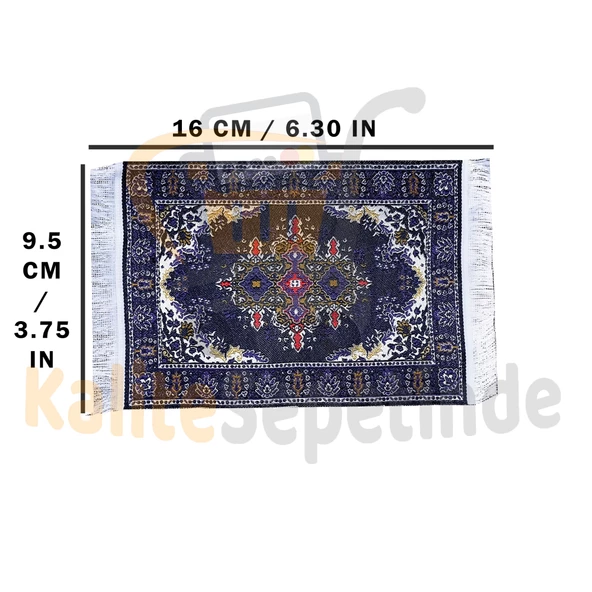 Minyatür Halı Dollhouse Dekorasyonu Mini Taban Halısı - 4