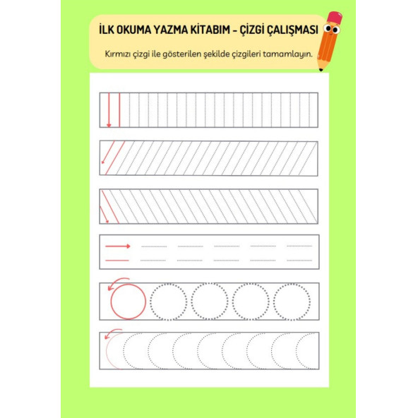 İLK YAZ-SİL Okuma YAZMA Kitabı - 2