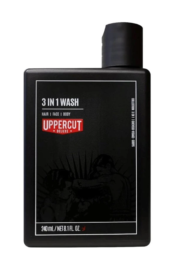 Uppercut Deluxe 3 in 1 Wash 3'ü 1 Arada Şampuan 240 ml