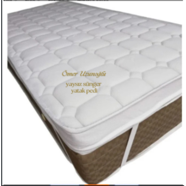 90X180X8 Bambu Kumaş Yaysız Sünger Yatak Pedi ( Yatak üstü minder ) - Resim 2