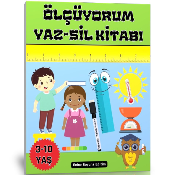 Ölçüyorum YAZ-SİL Kitabı ürün görseli 1