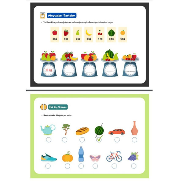 Ölçüyorum YAZ-SİL Kitabı - Resim 5