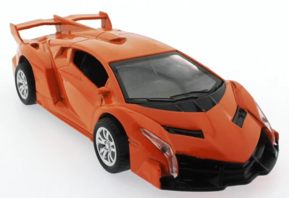 Çek Bırak Turuncu Metal Spor Araba K137A