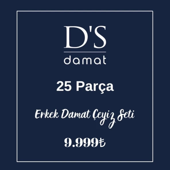 Emilylux D's Damat Gold Erkek Çeyiz Seti Paketi