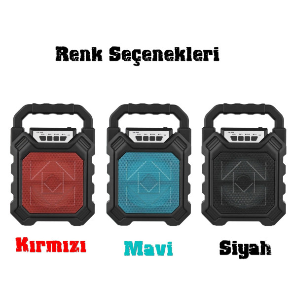 TT SK-668 RGB Bluetooth Kablosuz Hoparlör USB/FM/TF Kart - 4