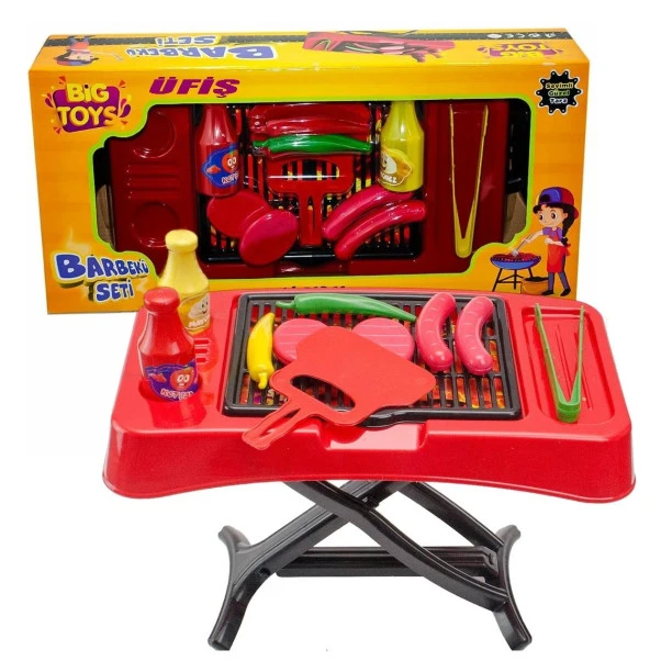 Asya Oyuncak Barbekü Seti 14 Parça Barbekü Seti - Resim 2