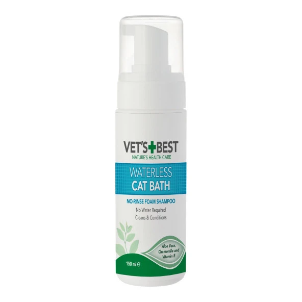 Vet’s Best™ Durulanmayan Kedi Şampuanı 150ml