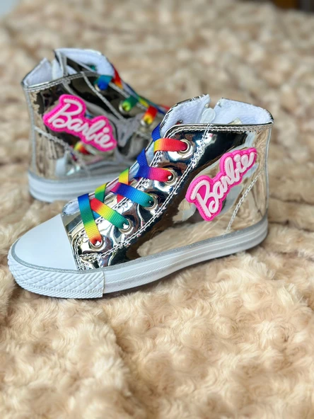 GALA barbie yazılı renkli bağcıklı converse ayk. - 5